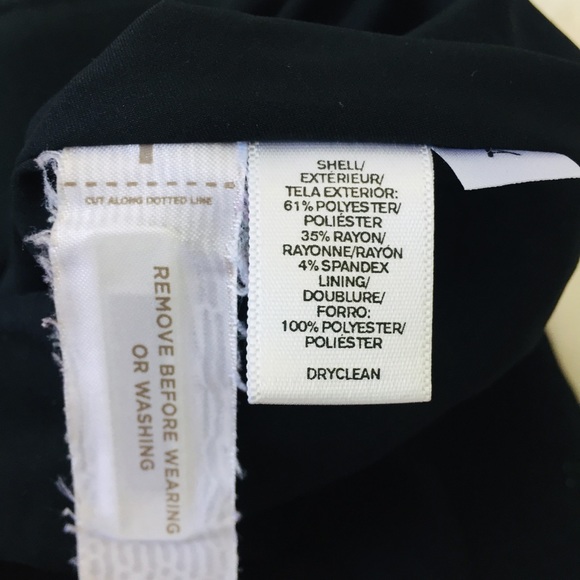 LOFT Black Lacercut Scallop Hem Skirt - Picture 7 of 8